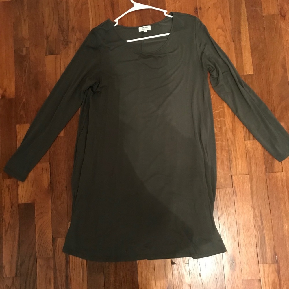 Piko Olive Green Dress